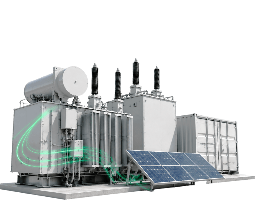 Силовий трансформатор, сонячна панель та контейнерне рішення Zelect Power